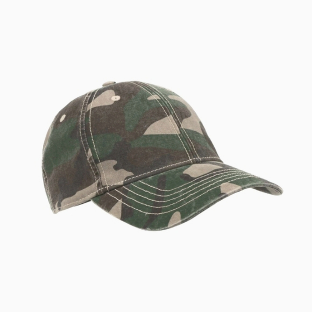 Women's Vintage Washed Camo Ball Cap